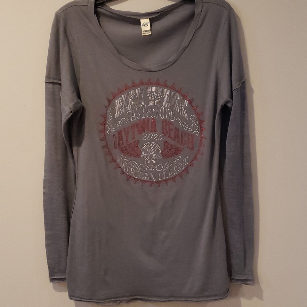 Grey Harley long sleeve shirt